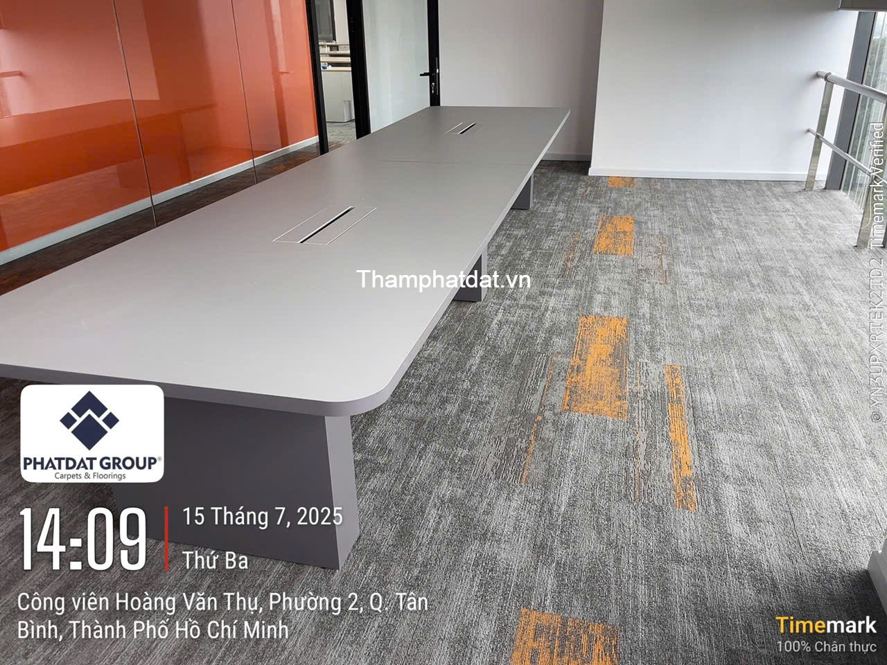 thảm sàn văn phòng ttc building newflor